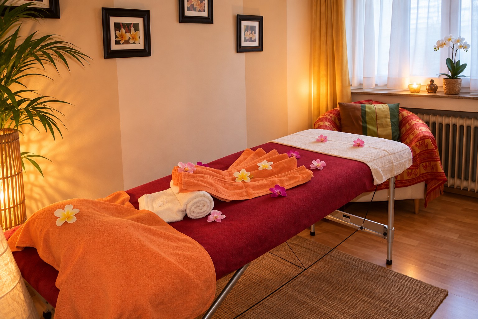 Behandlungsraum bei Dear's Thaimassage